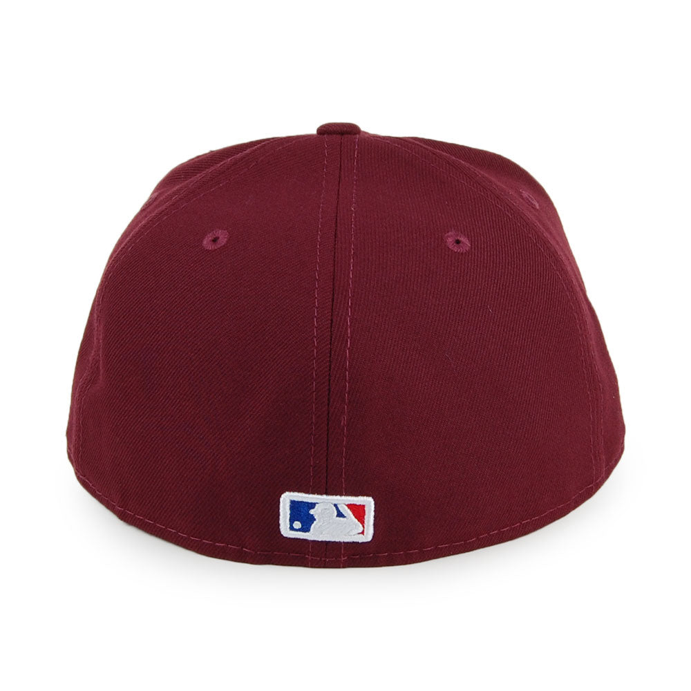 Gorra 59FIFTY MLB League Essential NY Yankees New Era - Granate-Blanco