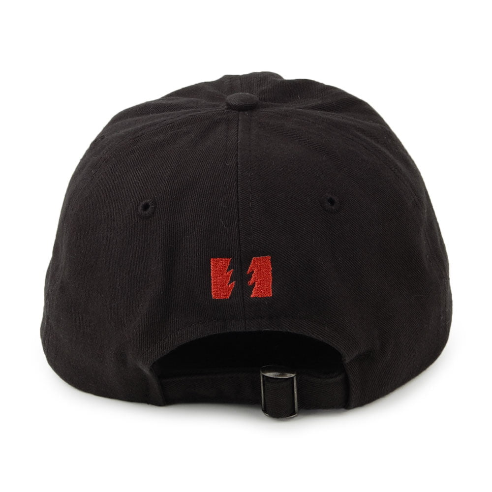 Gorra de béisbol Dad Stanley de sarga de algodón de The Hundreds - Negro