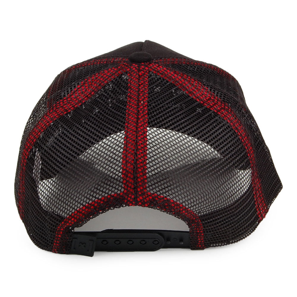 Gorra Trucker Looney Tunes Taz de Capslab - Negro-Rojo