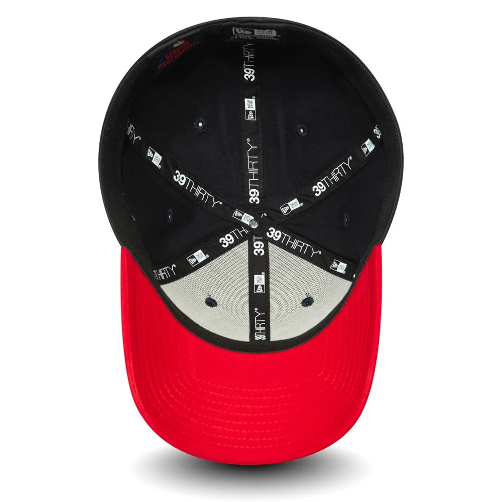 Gorra de béisbol 39THIRTY MLB League Essential Boston Red Sox de New Era - Azul Marino-Rojo