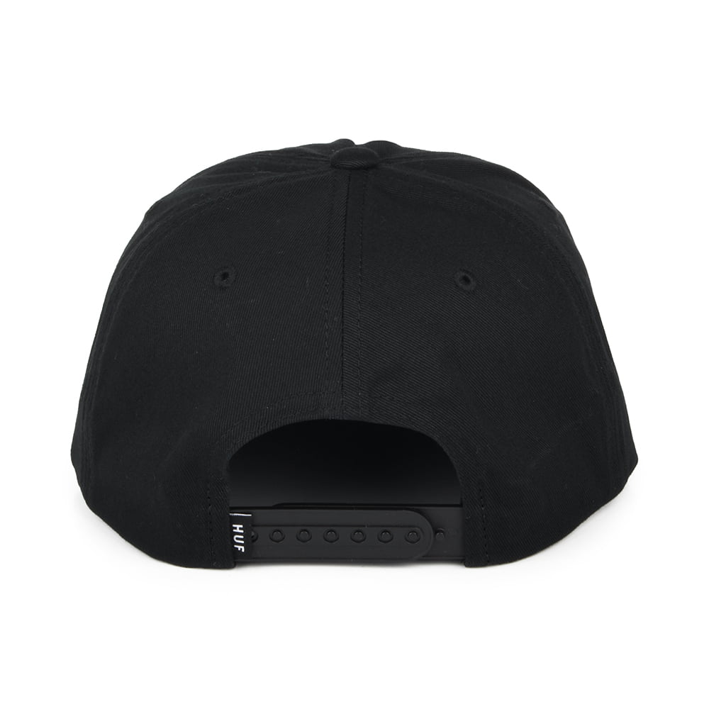 Gorra Snapback Triple Triangle Unstructured de HUF - Negro
