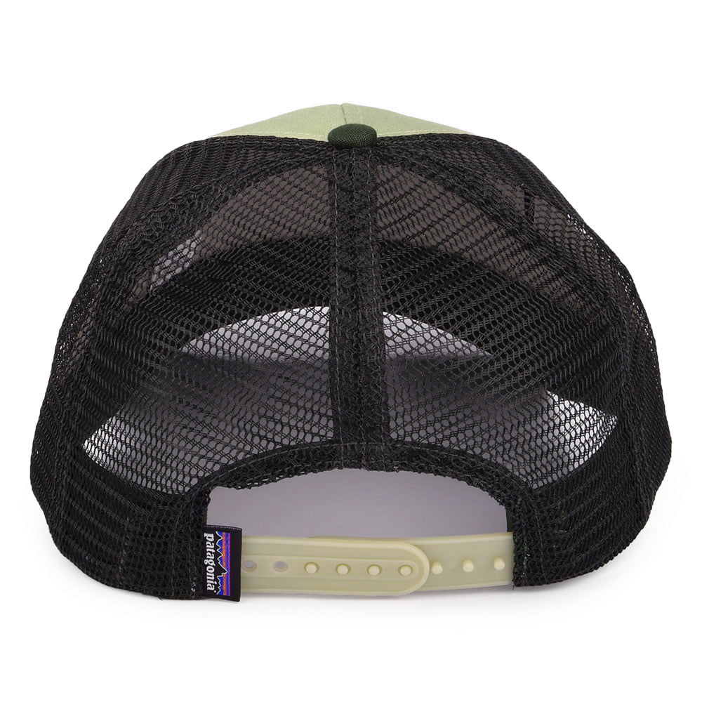 Gorra Trucker P-6 Logo LoPro de algodón orgánico de Patagonia - Kaki