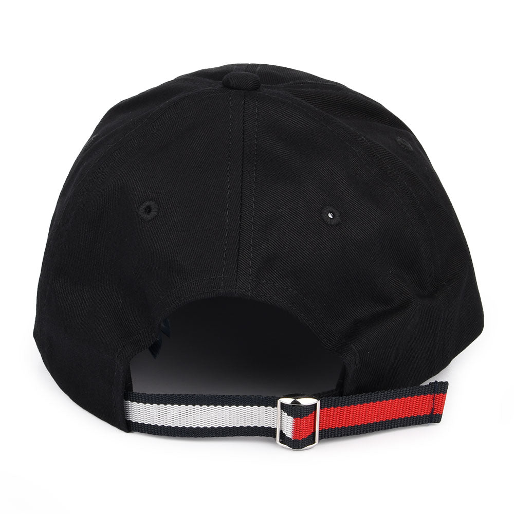 Gorra de béisbol TJM Sport de algodón orgánico de Tommy Hilfiger - Negro