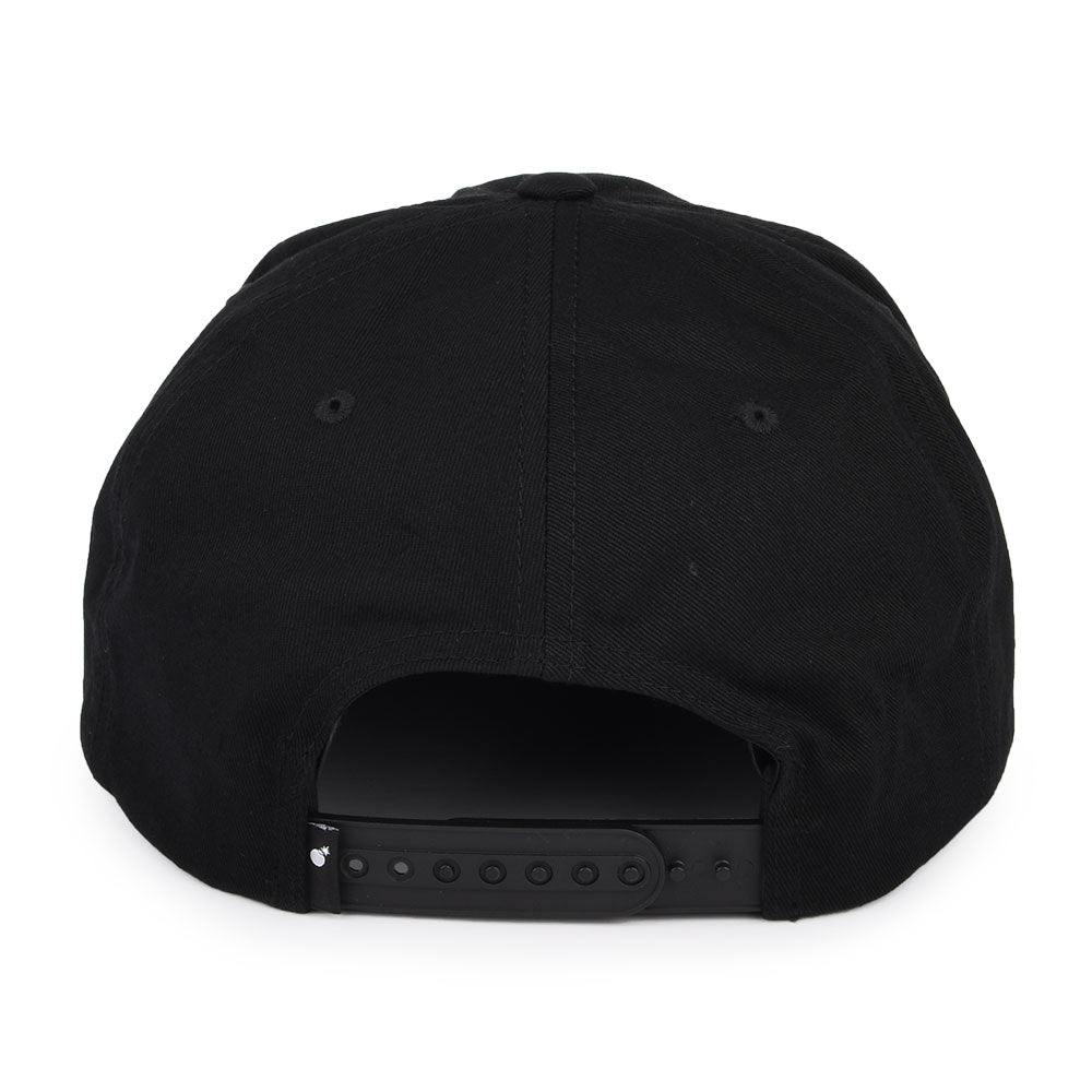 Gorra Snapback Boom de sarga de algodón de The Hundreds - Negro