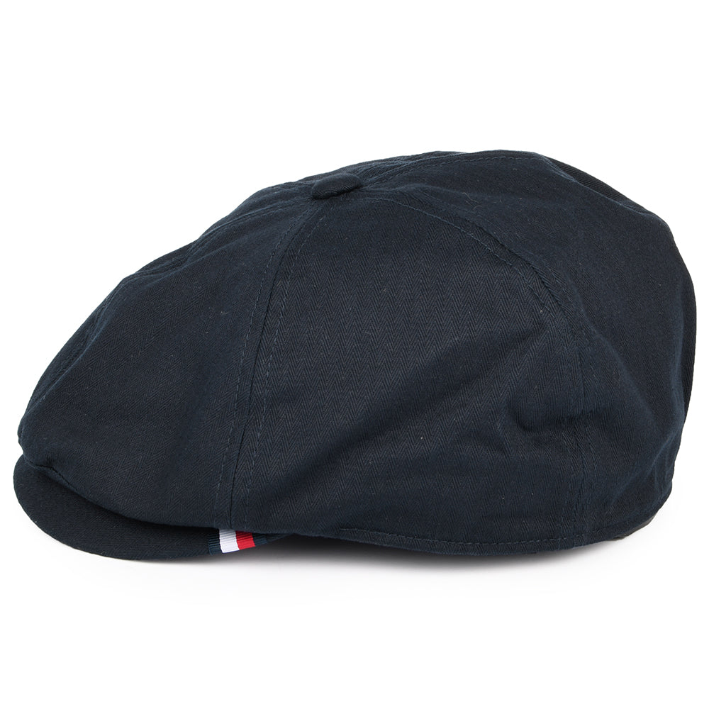Gorra Newsboy de algodón diseño de espiga de Tommy Hilfiger - Azul Oscuro