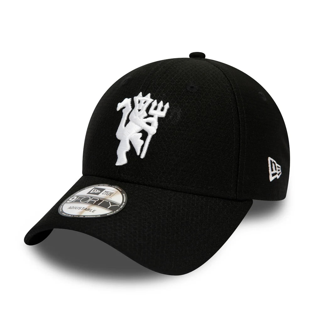 Gorra de béisbol 9FORTY Hex Era Manchester United de New Era - Negro