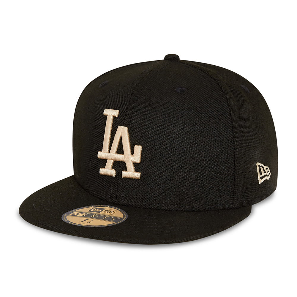 Gorra de béisbol 59FIFTY MLB League Essential L.A. Dodgers de New Era - Negro-Piedra
