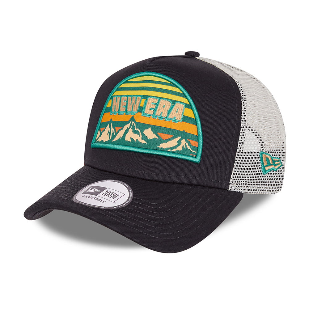 Gorra Trucker Outdoor Patch de New Era - Azul Marino