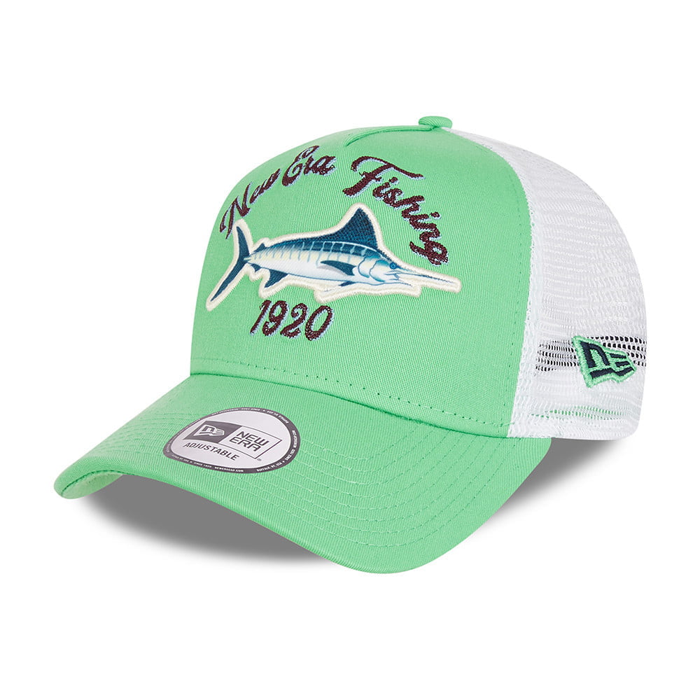 Gorra Trucker Fishing de New Era - Menta