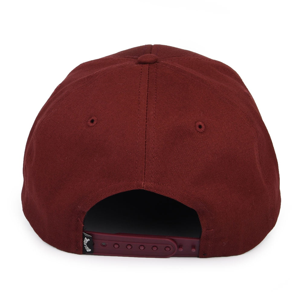 Gorra Snapback Walled de algodón de Billabong - Burdeos