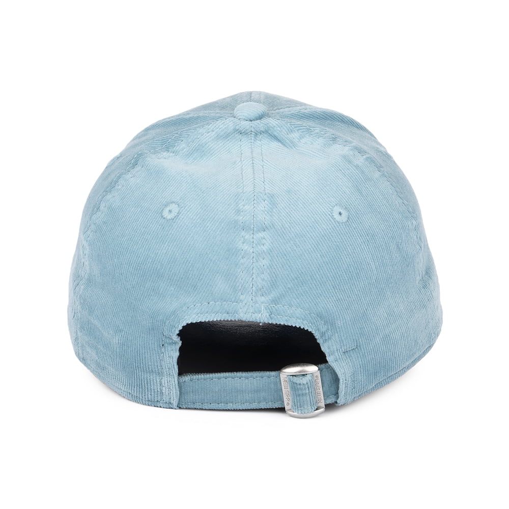 Gorra de béisbol mujeres 9FORTY de pana de New Era - Azul Cielo