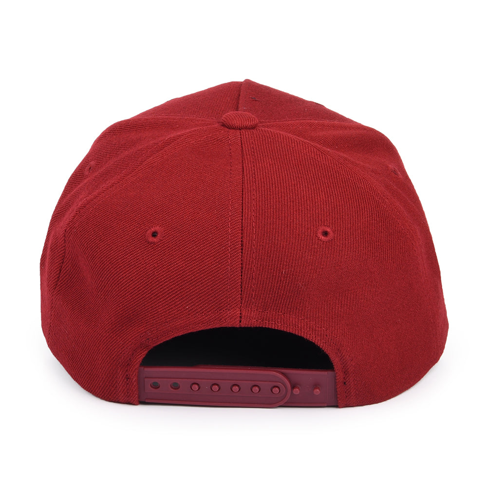 Gorra Snapback Linwood C NetPlus MP de Brixton - Burdeos Oscuro