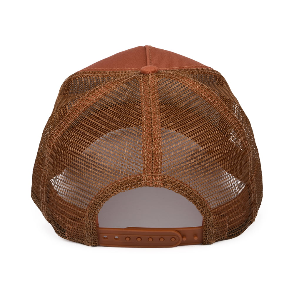 Gorra Trucker Wiener Dawg de Goorin - Rojo Óxido