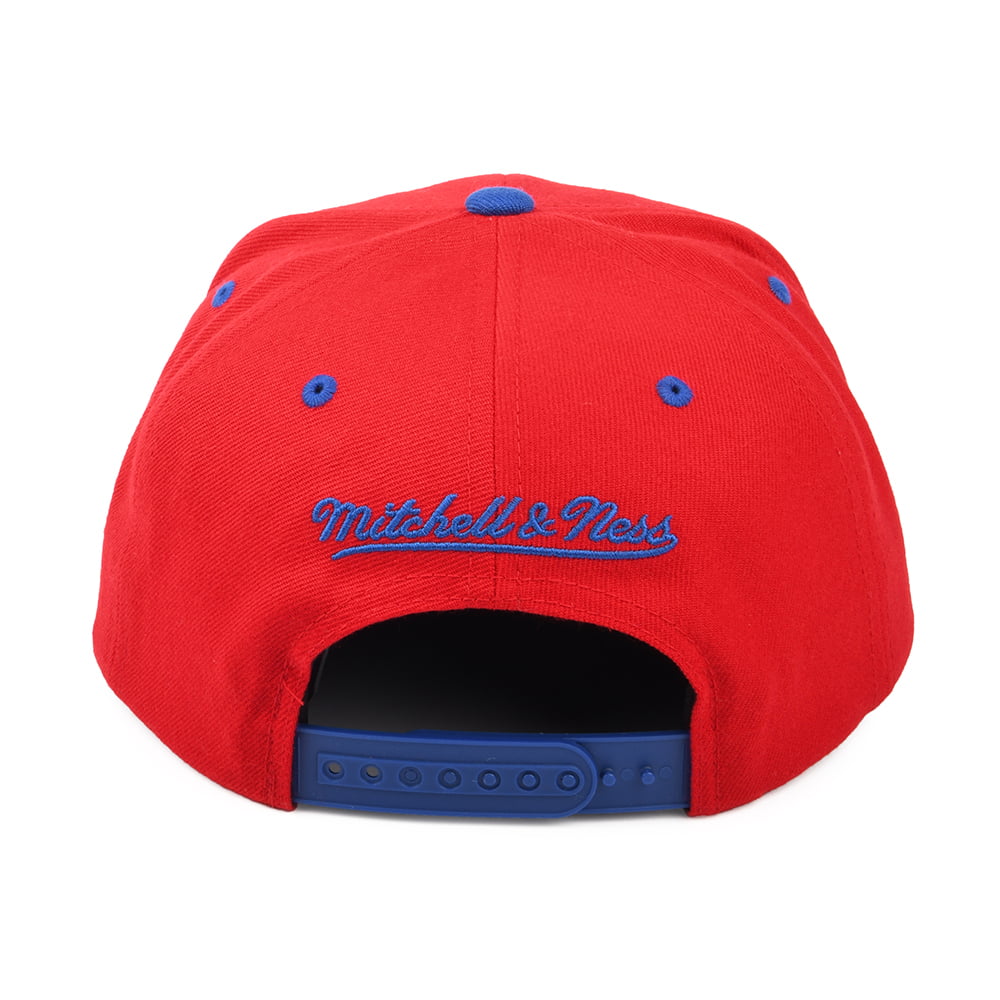 Gorra Snapback NBA HWC Team Arch L.A. Clippers de Mitchell & Ness - Rojo-Azul Real