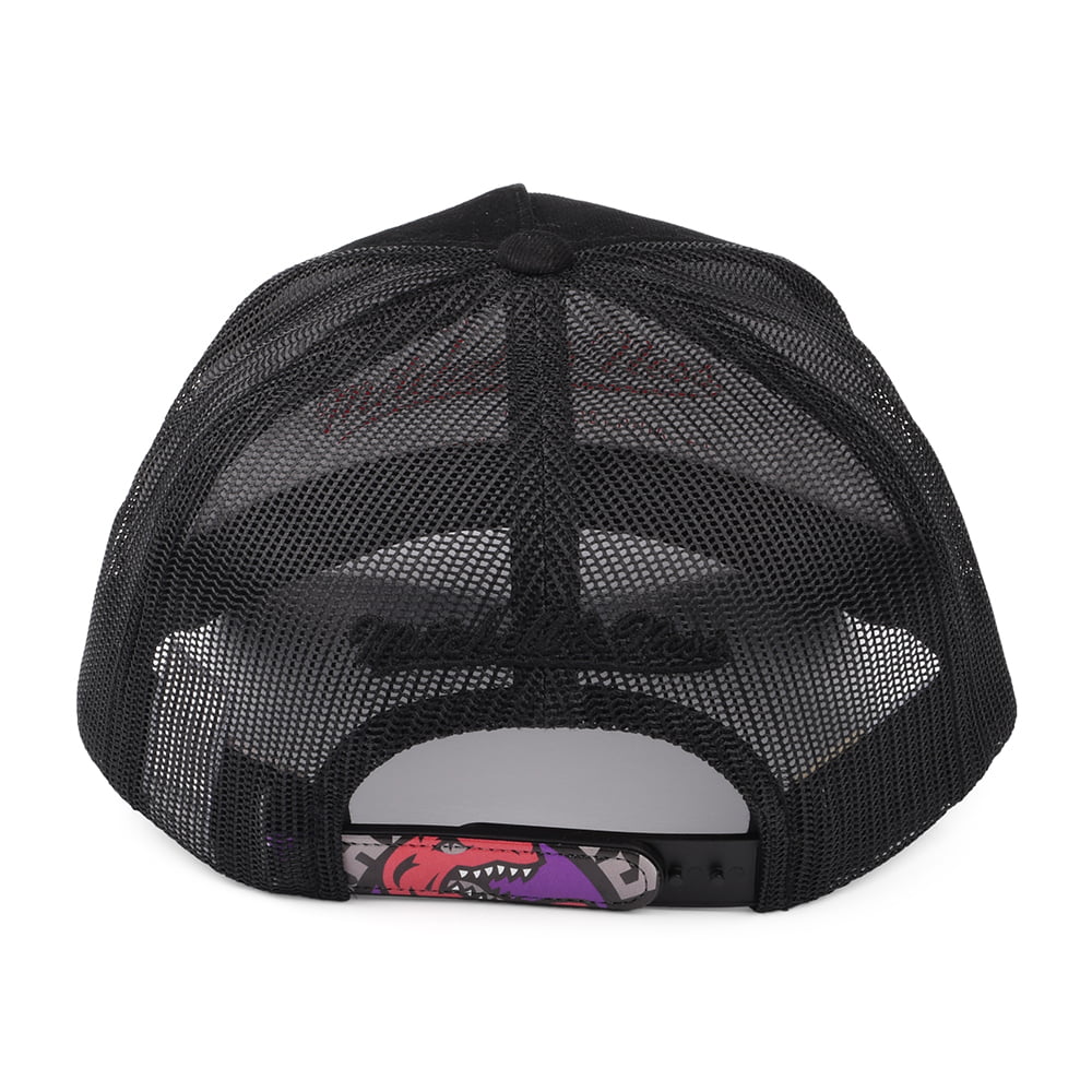 Gorra Trucker NBA Icon Pinch Panel Toronto Raptors de Mitchell & Ness - Negro