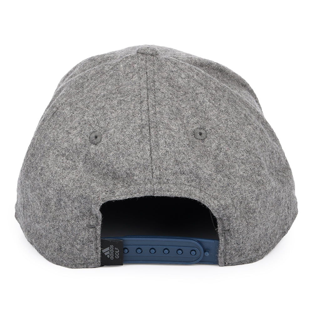 Gorra Snapback 3 Stripe Club de Adidas - Gris Jaspeado