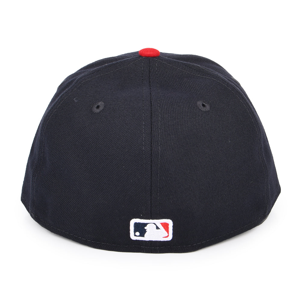 Gorra de béisbol 59FIFTY Perfil Bajo MLB On Field AC Perf Atlanta Braves de New Era - Azul Marino-Rojo