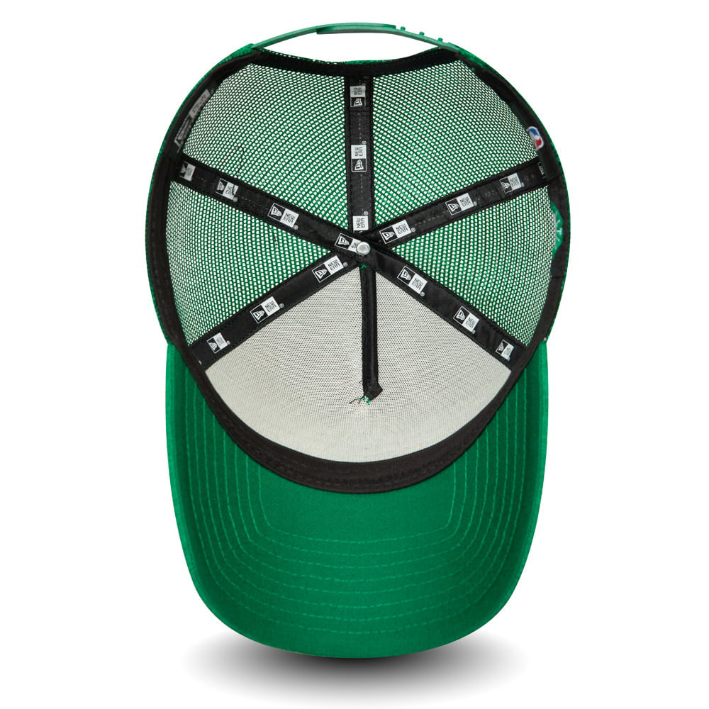 Gorra Trucker 9FORTY A-Frame NBA Shadow Tech Boston Celtics de New Era - Verde