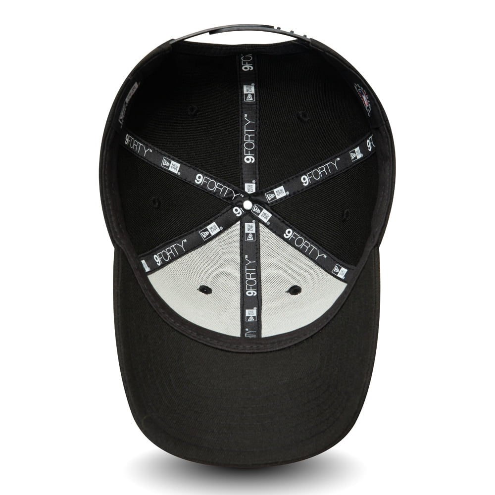 Gorra de béisbol 9FORTY MLB Team Contrast New York Yankees de New Era - Negro sobre Negro