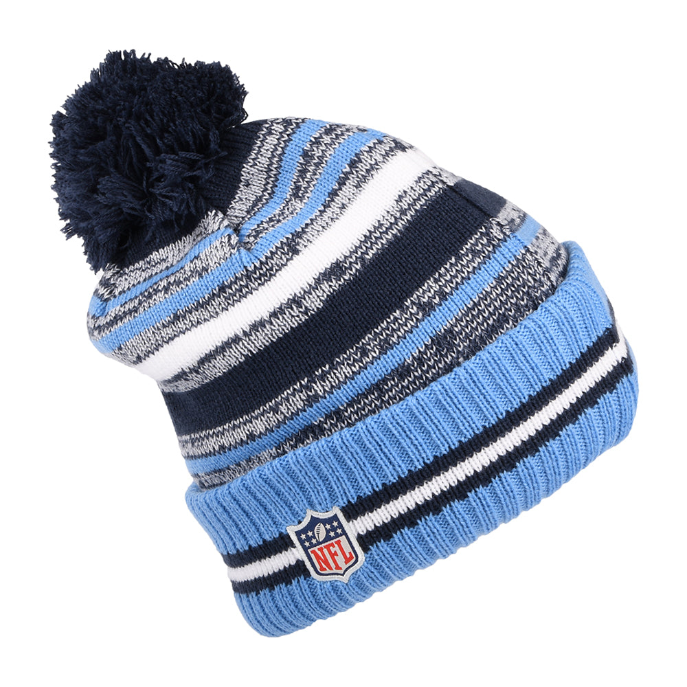 Gorro con pompón NFL Sport Knit OTC - Tennessee Titans de New Era - Azul