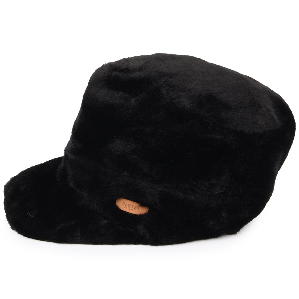 Gorra militar Dulxe de piel sintética de Barts - Negro