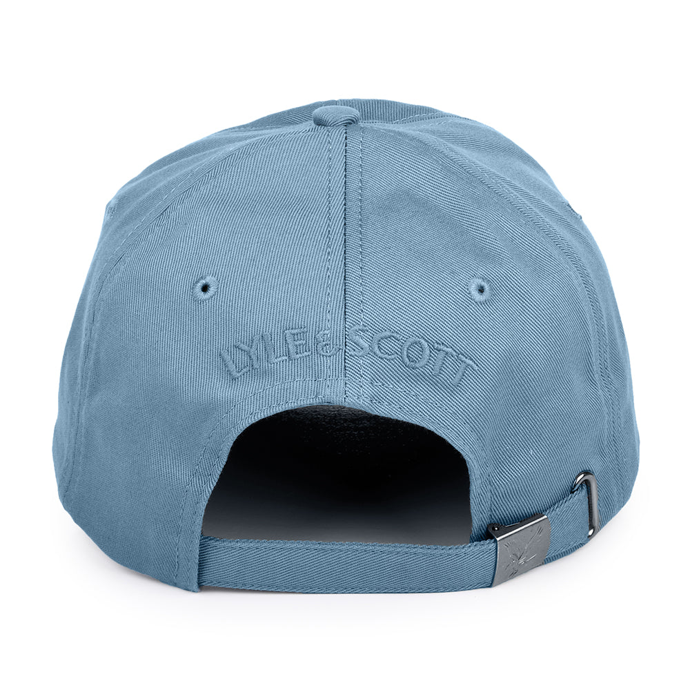 Gorra de béisbol Vintage de Lyle & Scott - Azul Pizarra