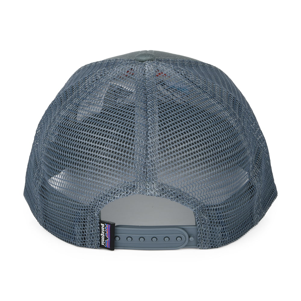 Gorra Trucker Line Logo Ridge LoPro de algodón orgánico de Patagonia - Gris