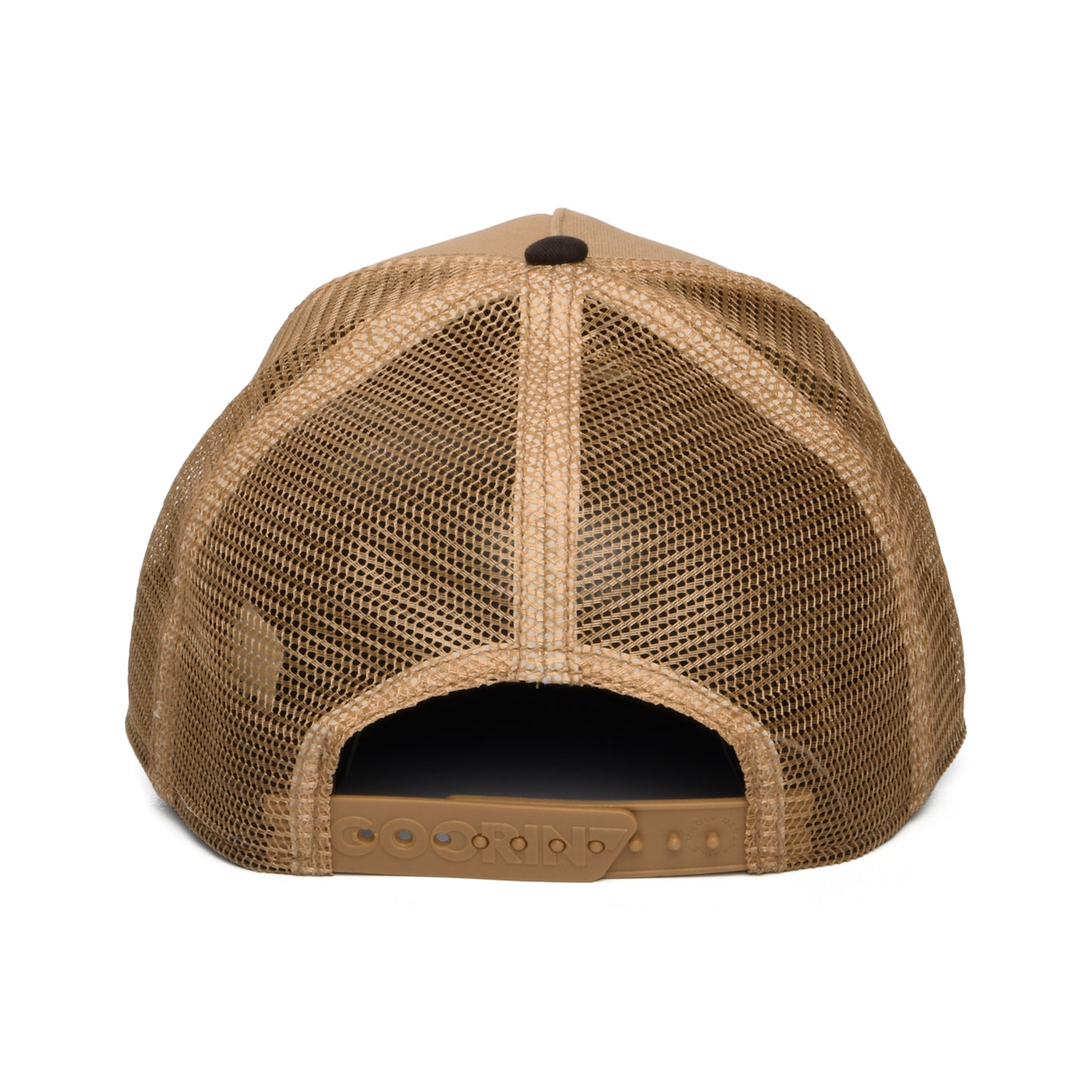 Gorra Trucker King Lion de Goorin - Marrón