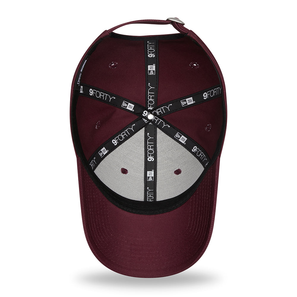 Gorra de béisbol mujeres 9FORTY MLB League Essential New York Yankees de New Era - Granate-Rosa