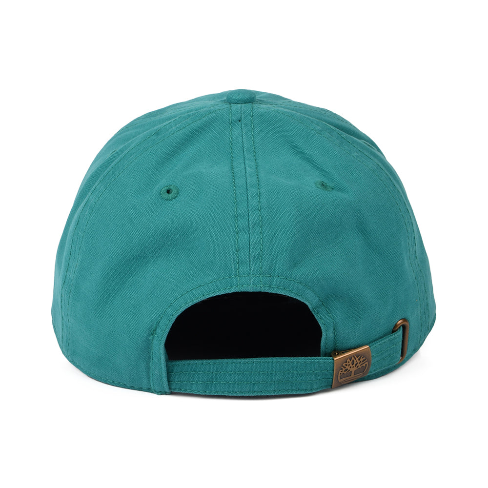 Gorra de béisbol Soundview de lona de algodón de Timberland - Verde Azulado