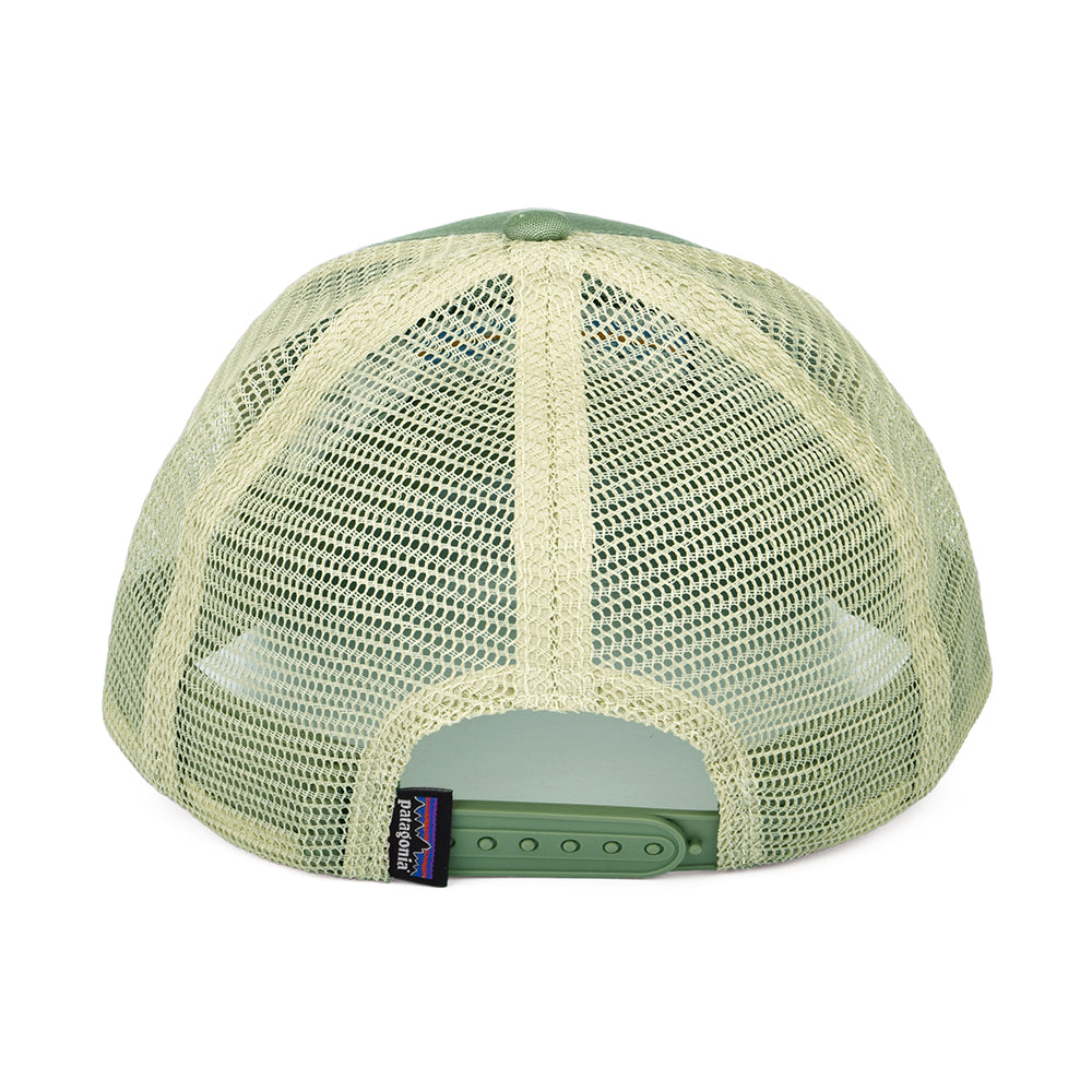 Gorra Trucker P-6 Logo LoPro de algodón orgánico de Patagonia - Verde