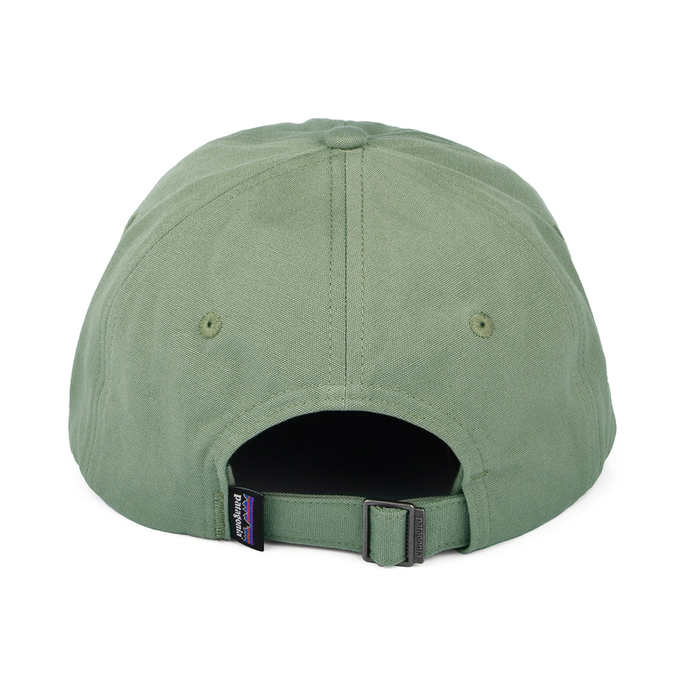 Gorra de béisbol P-6 Label de algodón orgánico de Patagonia - Verde