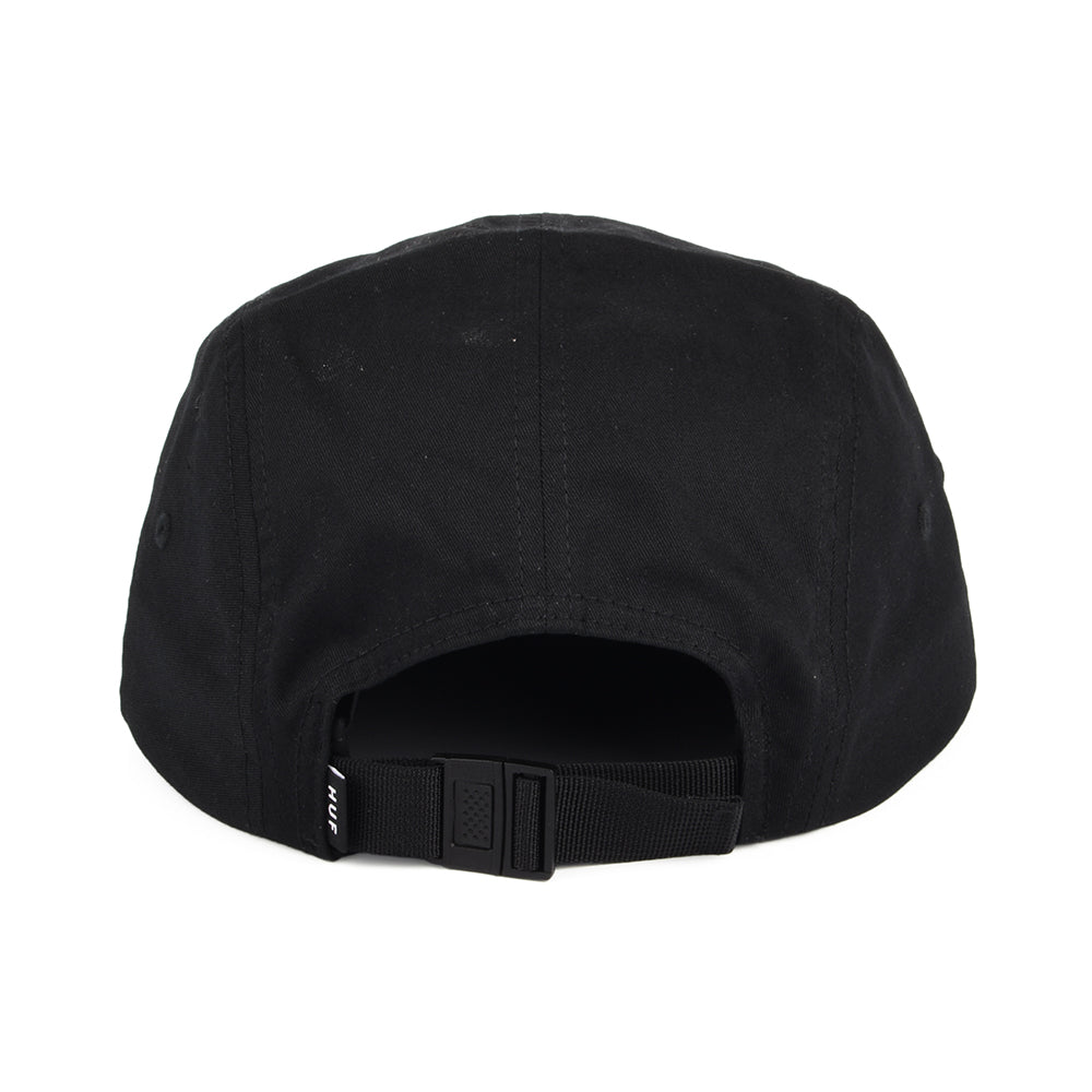 Gorra 5 paneles Essentials Box Logo de HUF - Negro