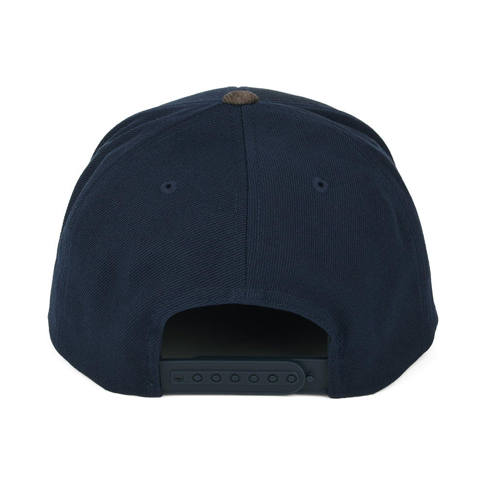 Gorra Snapback Oath III de Brixton - Azul Marino-Marrón