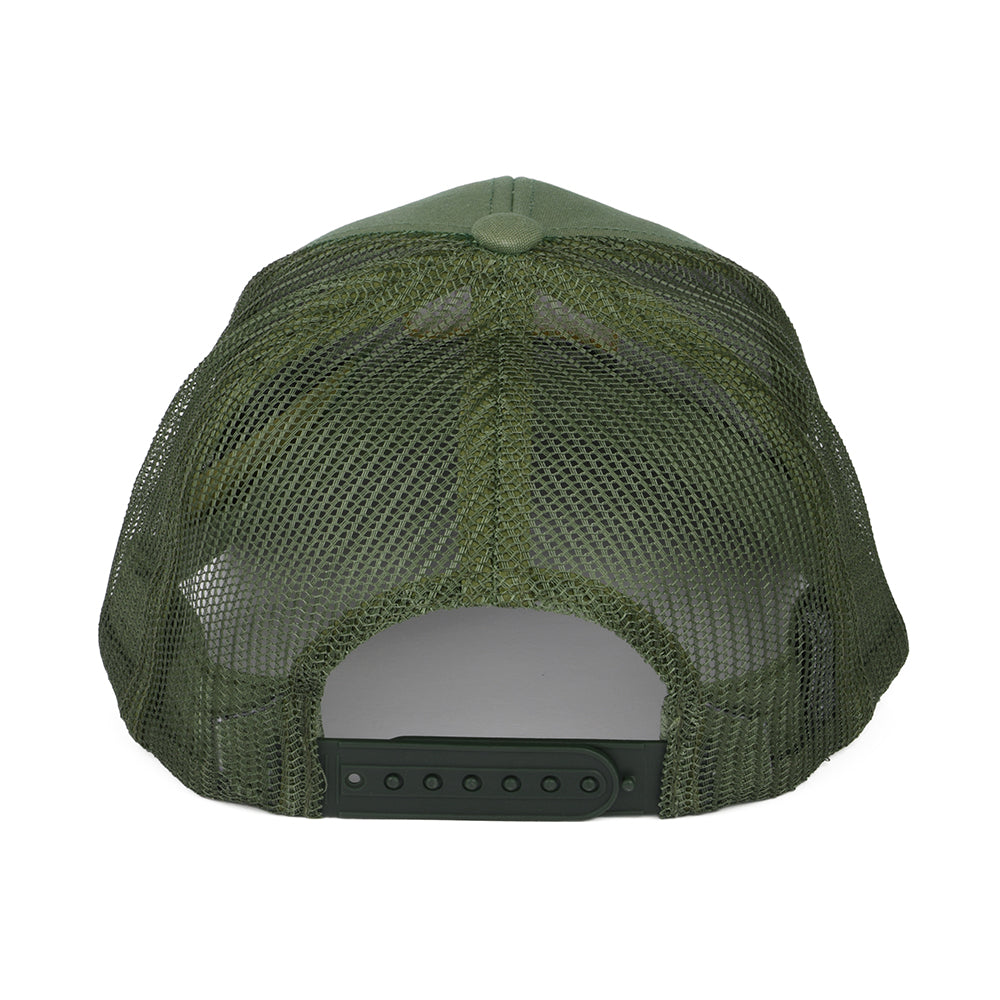 Gorra Trucker Scoop X MP de Brixton - Verde Oliva