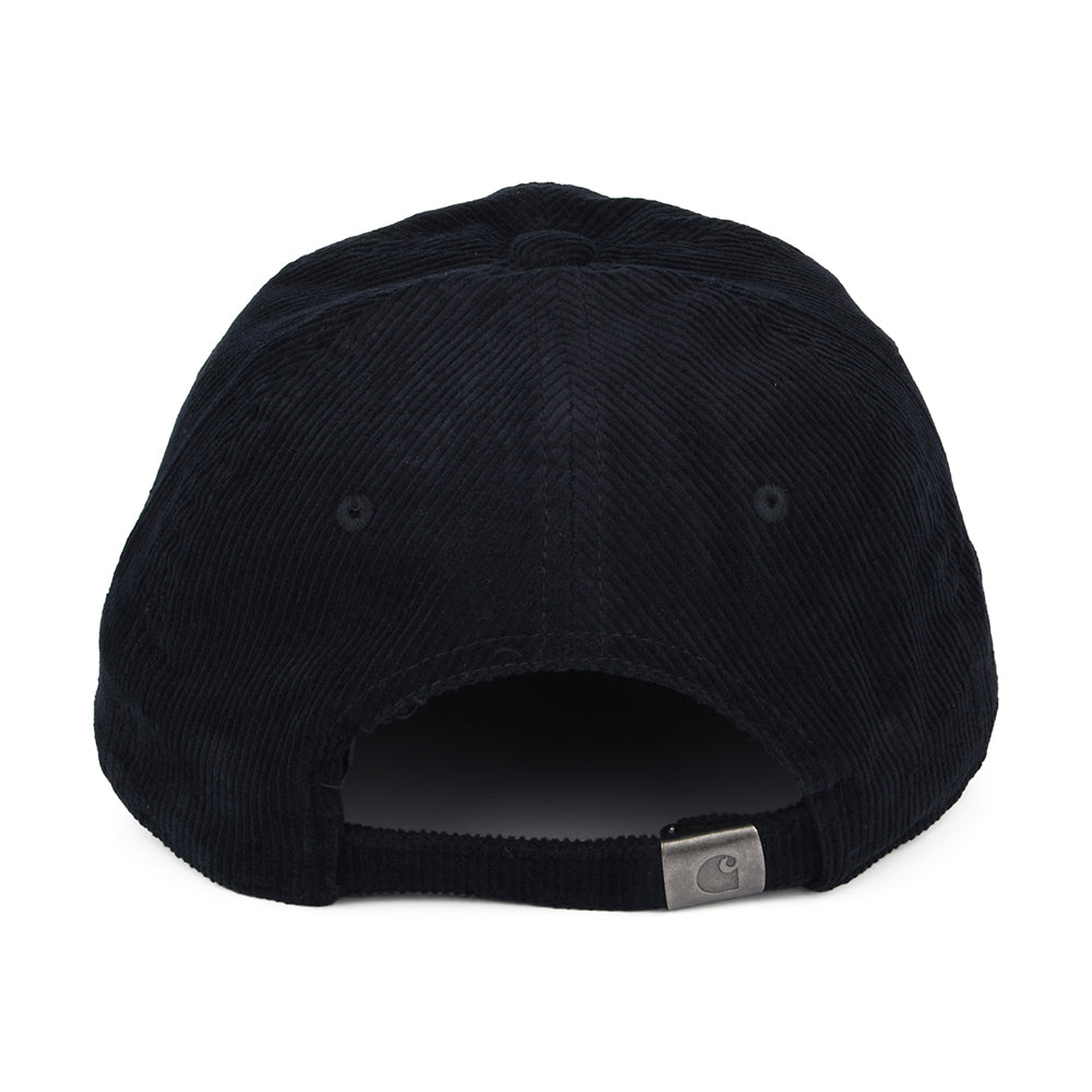 Gorra de béisbol Harlem de pana de Carhartt WIP - Azul Oscuro-Azul