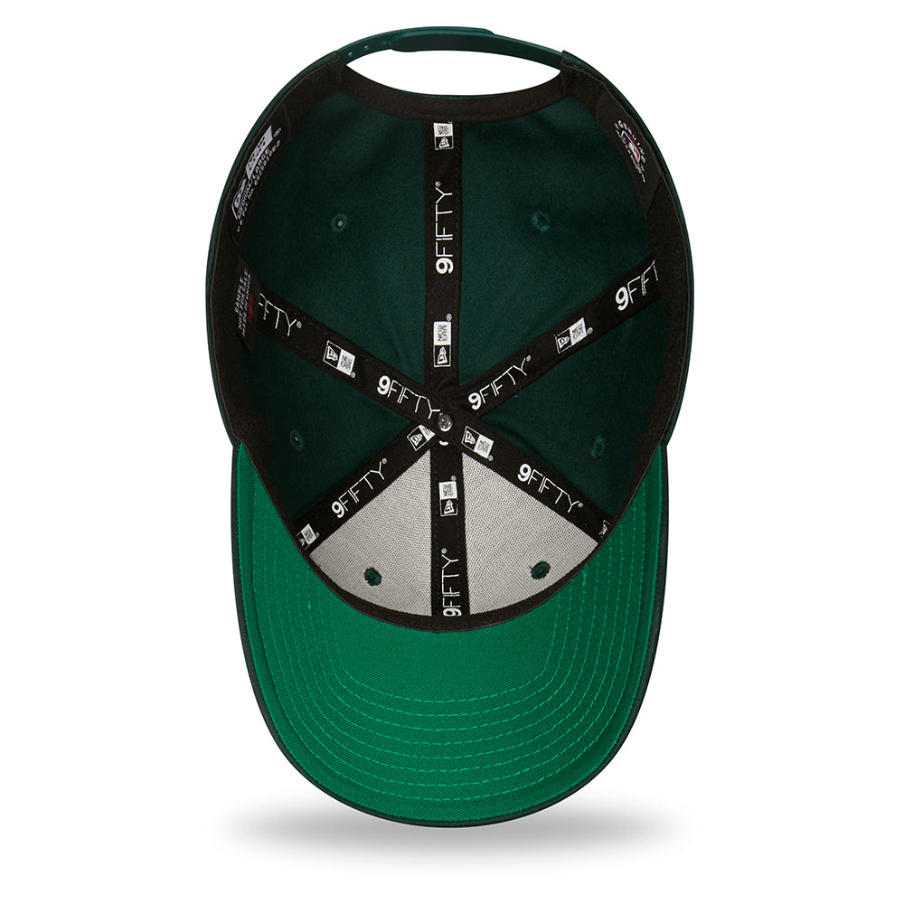 Gorra Snapback 9FIFTY Stretch MLB Team Colour Oakland Athletics de New Era - Verde Oscuro