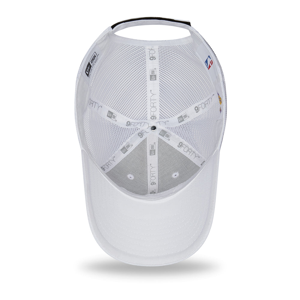 Gorra Trucker 9FORTY NBA Home Field L.A. Lakers de New Era - Blanco