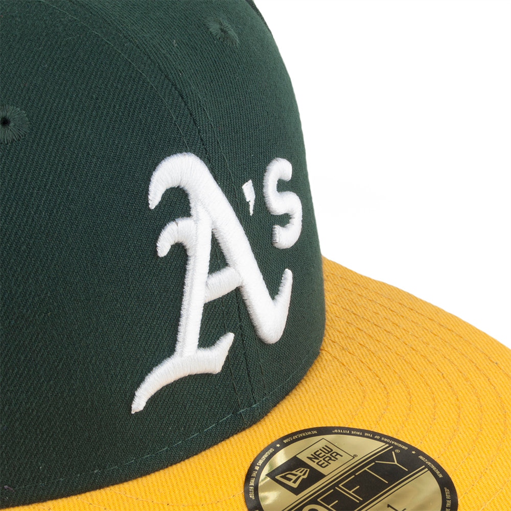 Gorra de béisbol 59FIFTY MLB On Field AC Perf Oakland Athletics de New Era - Dorado