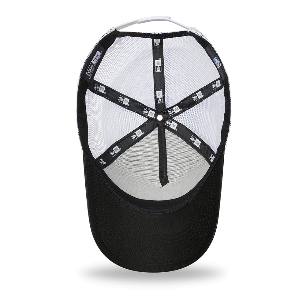 Gorra Trucker A-Frame NBA Camo Brooklyn Nets de New Era - Gris