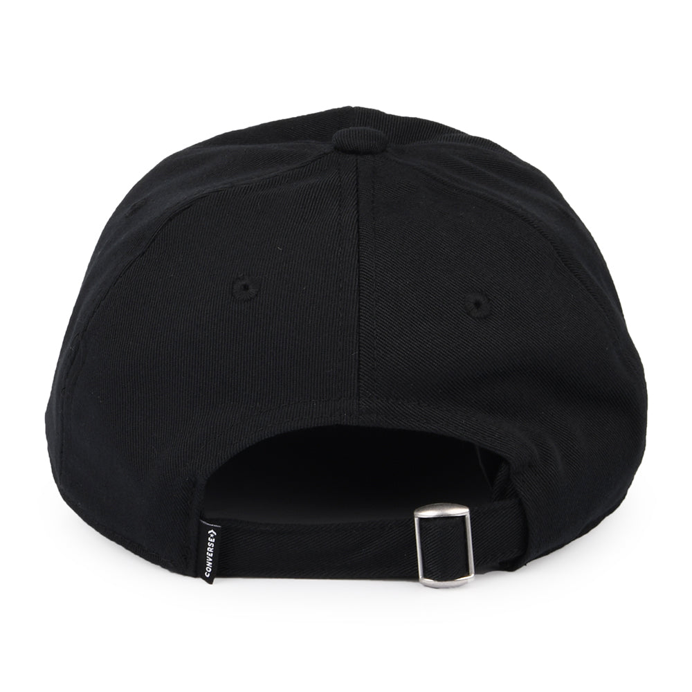 Gorra de béisbol Chuck Patch Recycled de Converse - Negro