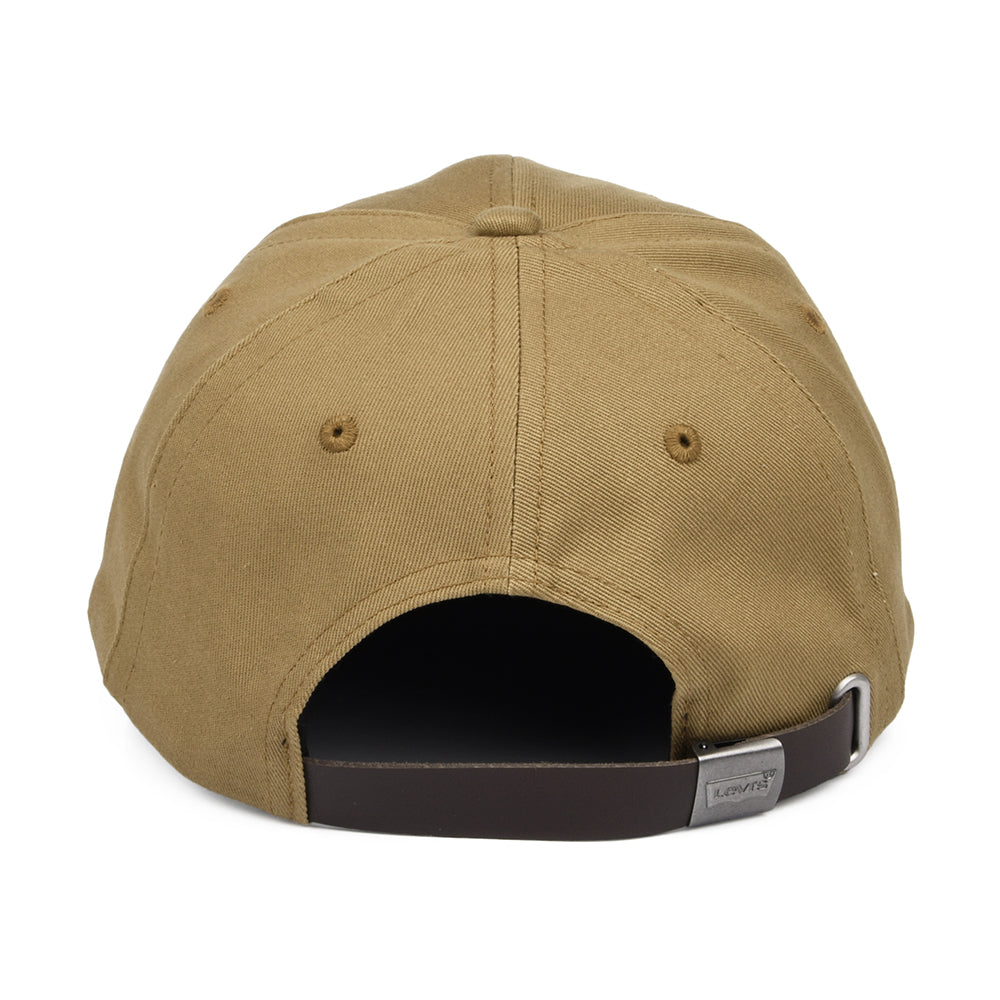 Gorra de béisbol Classic Twill Red Tab con etiqueta lisa de Levi's - Marrón