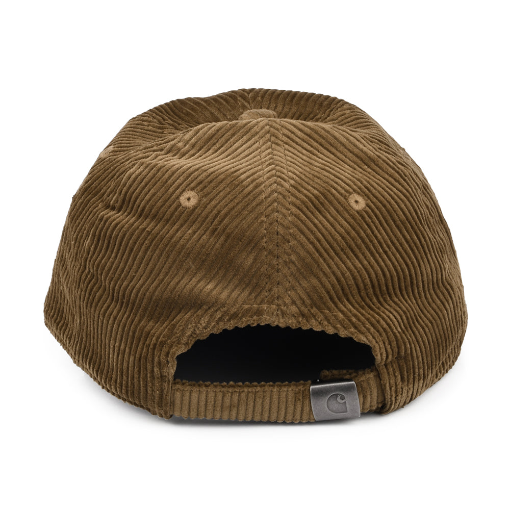 Gorra de béisbol Harlem de pana de Carhartt WIP - Marrón-Negro