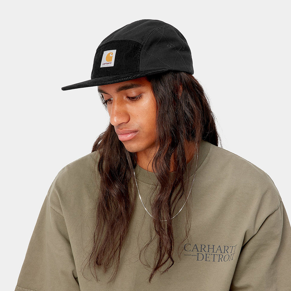 Gorra 5 paneles Kirby de algodón orgánico de Carhartt WIP - Negro