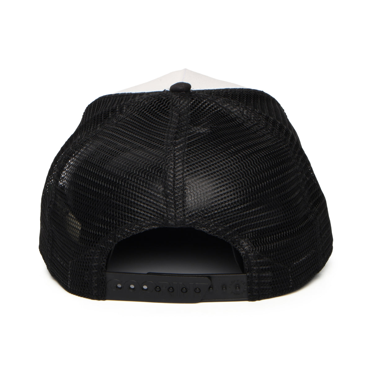 Gorra Trucker Cash Cow de Goorin - Blanco-Negro