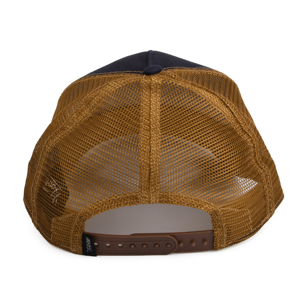 Gorra Trucker Goat de Goorin - Azul Marino