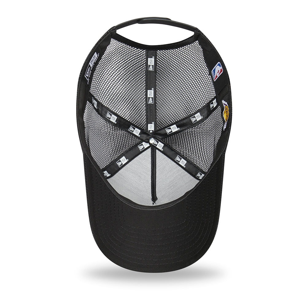 Gorra Trucker 9FORTY A-Frame NBA Tonal Black L.A. Lakers de New Era - Negro