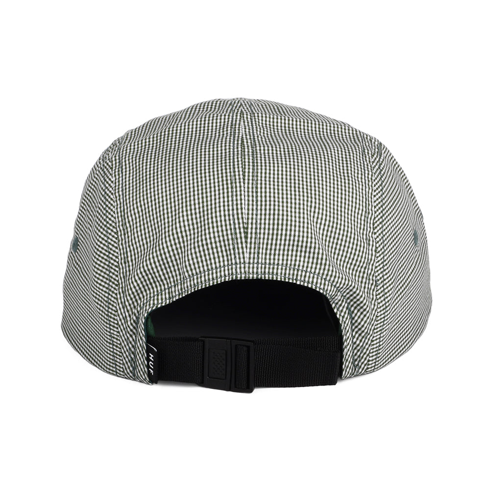 Gorra 5 paneles Micro Gingham de HUF - Verde