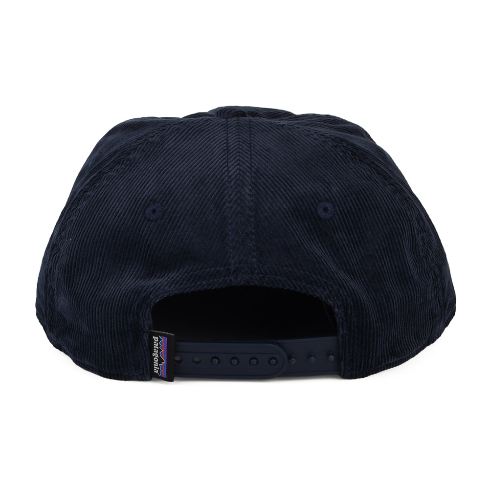 Gorra Snapback Fitz Roy Icon de pana de Patagonia - Azul Marino