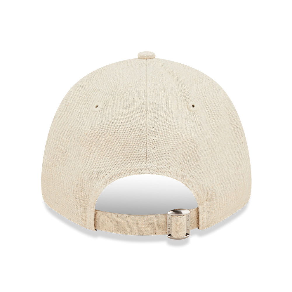 Gorra de béisbol 9FORTY MLB Linen New York Yankees de New Era - Piedra-Blanco